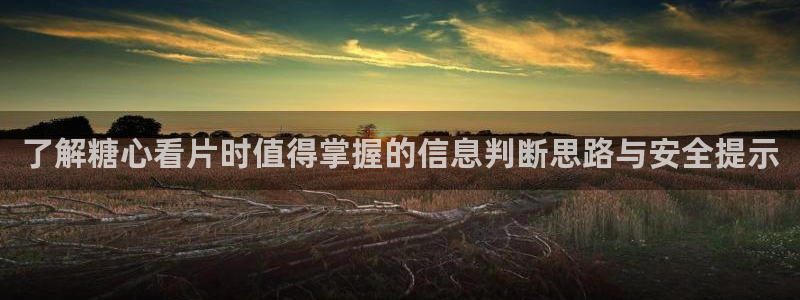 糖心vloge:了解糖心看片时值得掌握的信息判断思路与安全提示